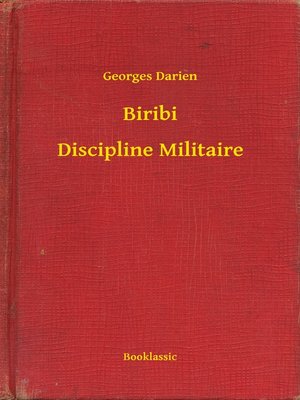 cover image of Biribi--Discipline Militaire